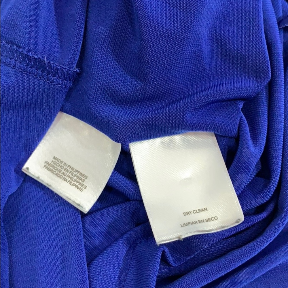 Anne Klein royal blue slip on sleeveless dress - Picture 6 of 8
